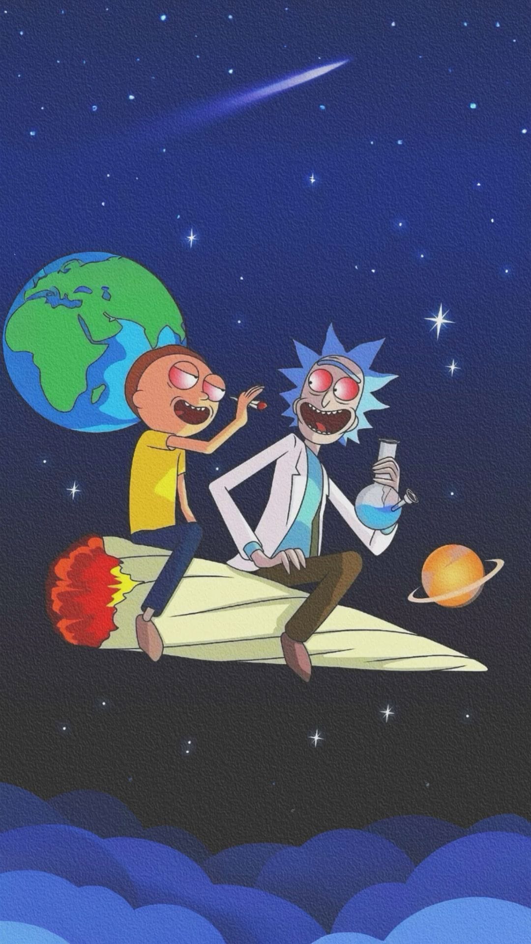 rick and morty обои рик и морти постер а3