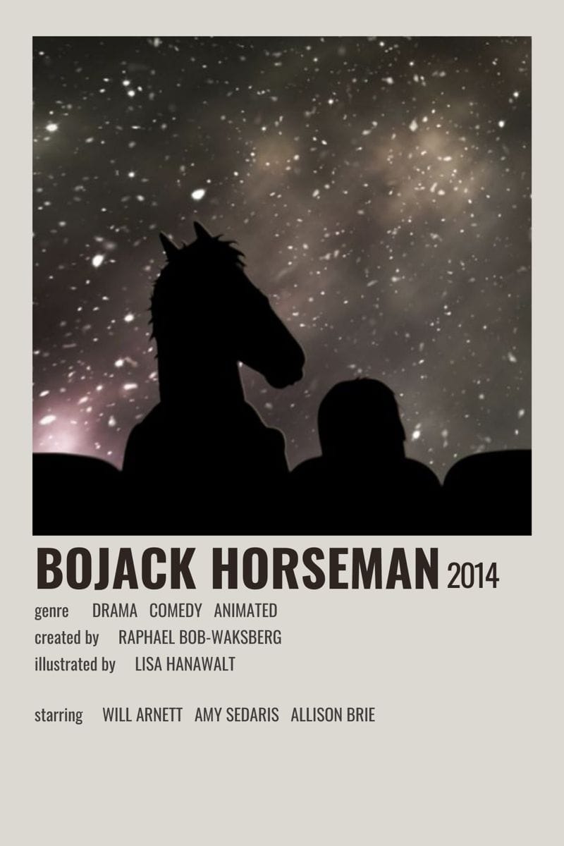 Bojack Horseman Polaroid Poster by kasia