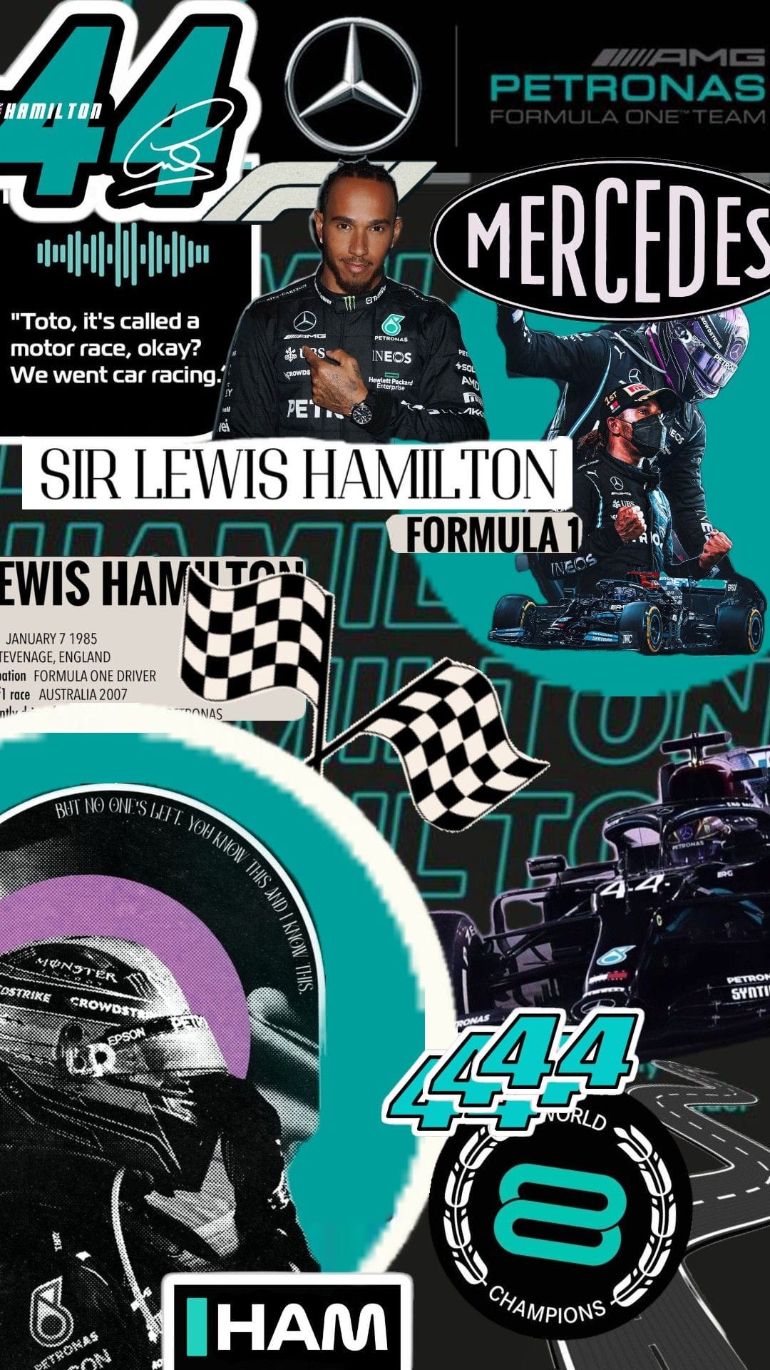 Lewis Hamilton poster