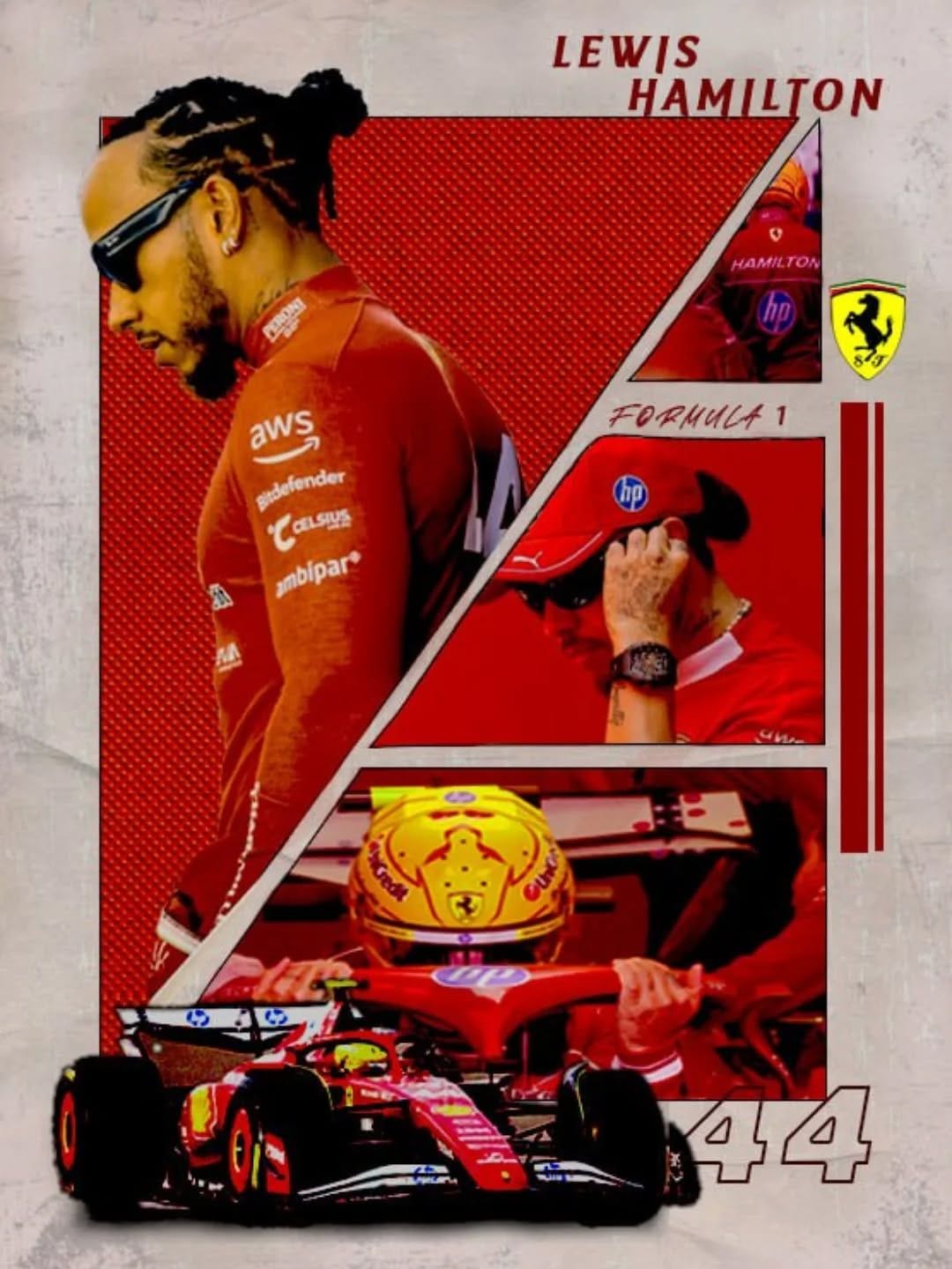 Lewis Hamilton poster