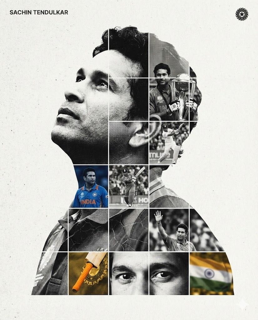 The Master Blaster: Premium Sachin Tendulkar Tribute Poster
