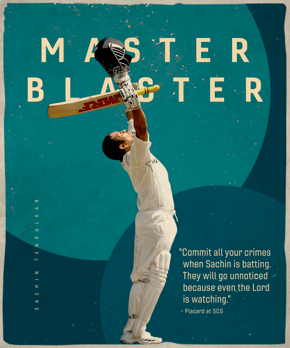Sachin Tendulkar poster