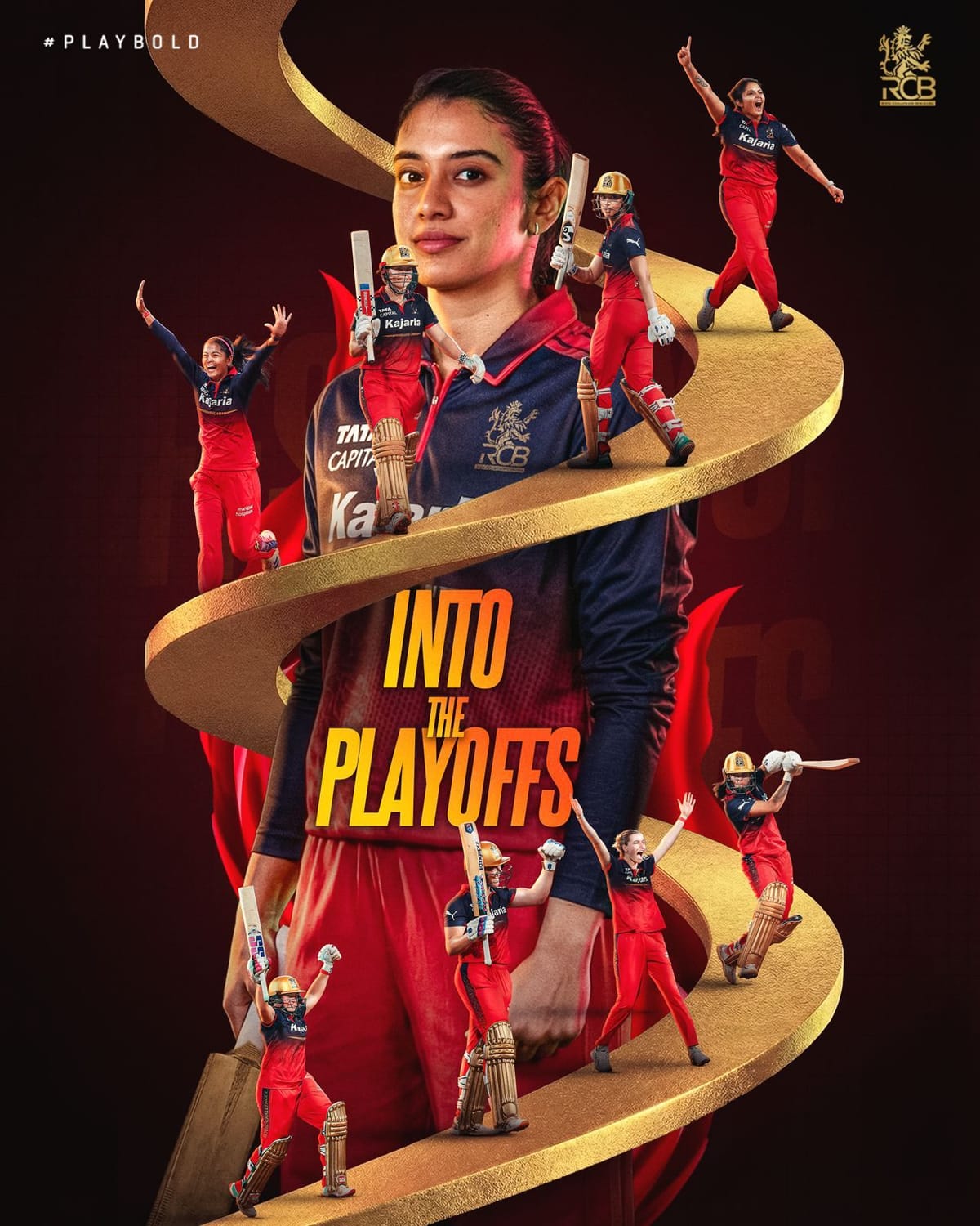 RCB women into the playoffs 🙌🏻🤞🏻 WPL2026