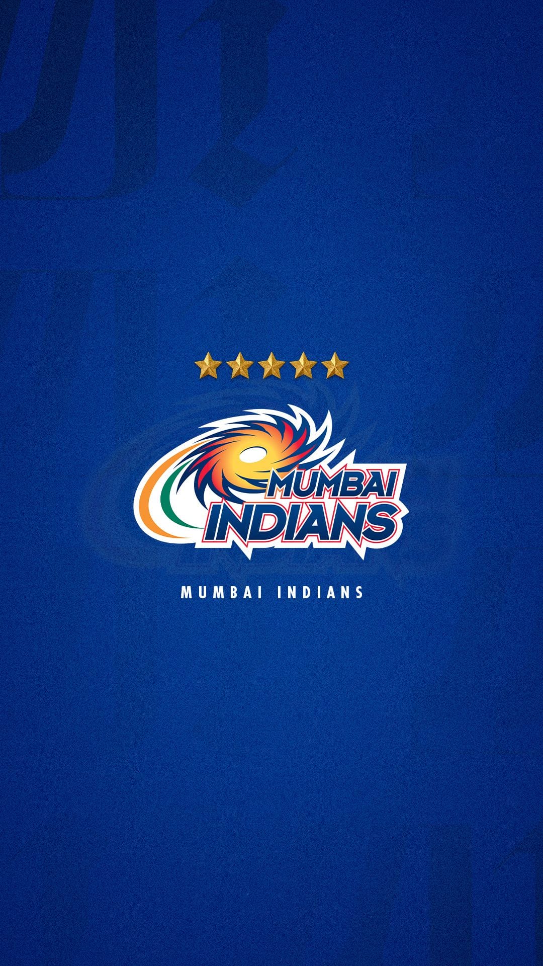 Mumbai Indians | Minimalist 5-Time IPL Champions Fan Poster