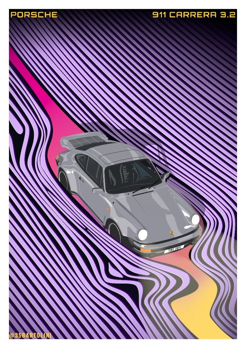 New Porsche, Old Thrills - Porsche 911 poster