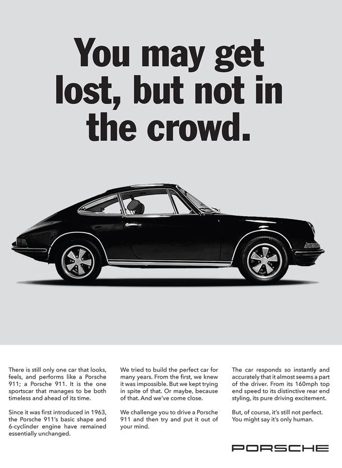 10 Über-Cool Classic Porsche Ads — MEN’S TOP TENS