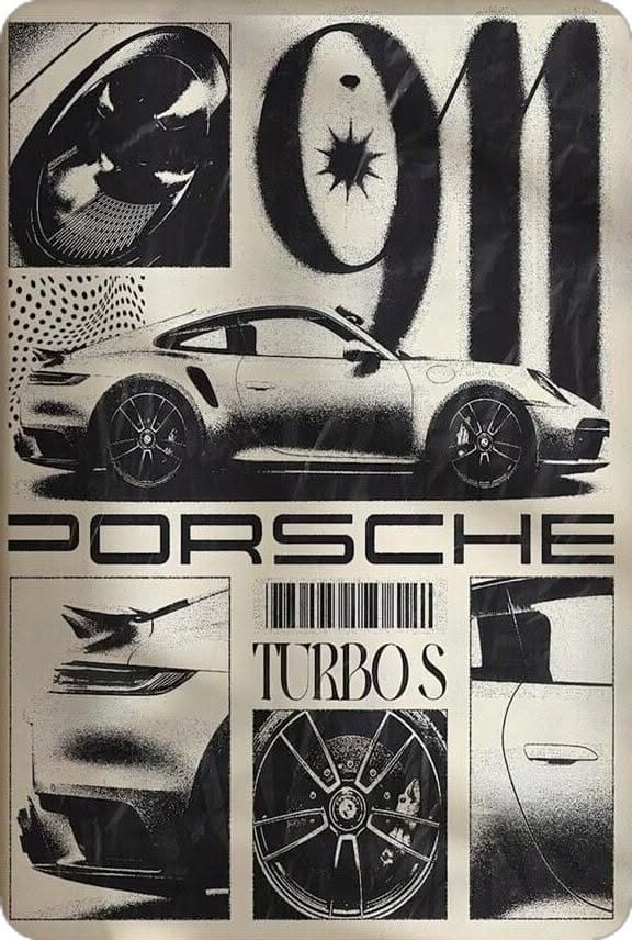 Porsche poster