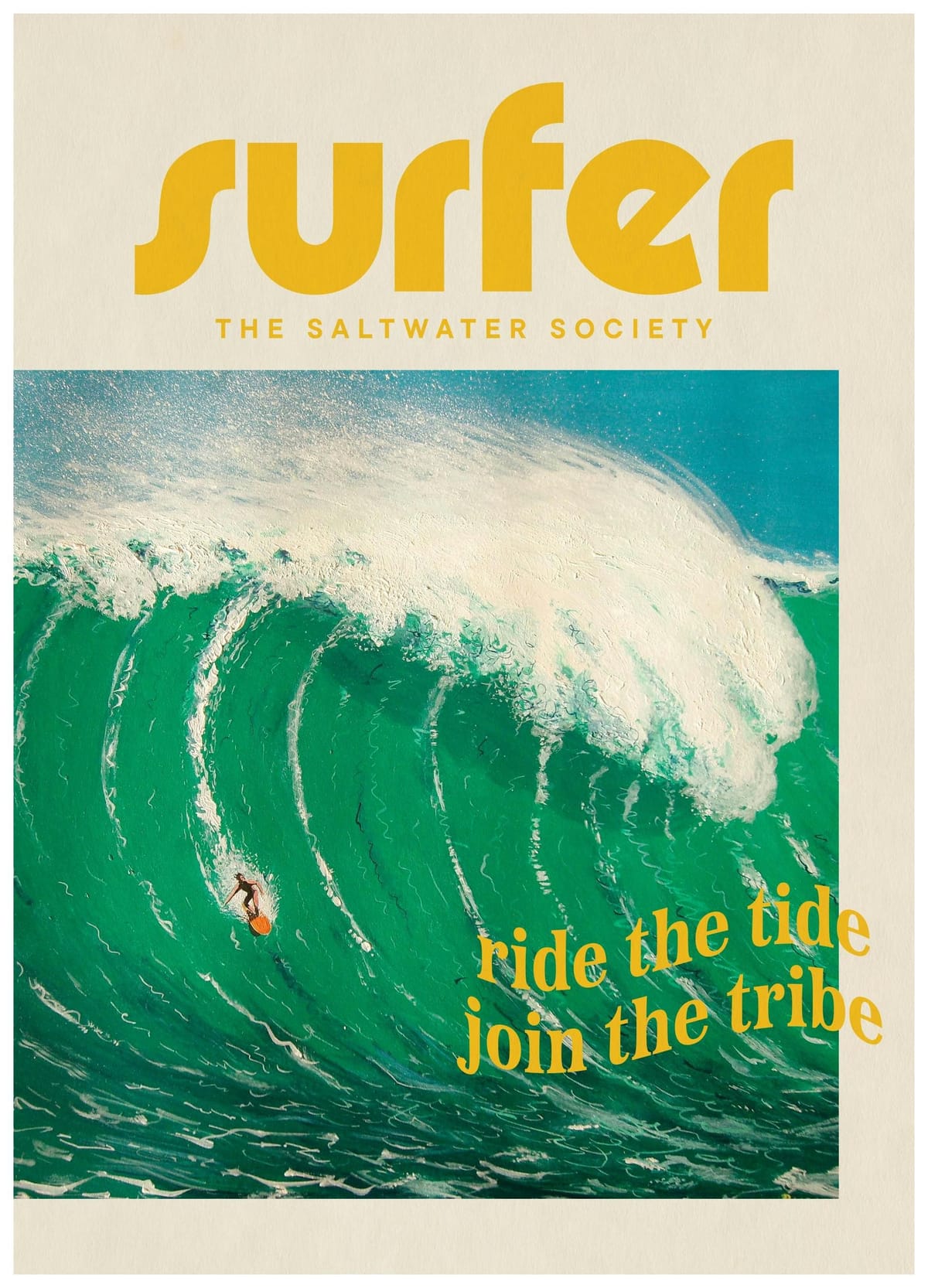 Prints - Surfer Poster x in)