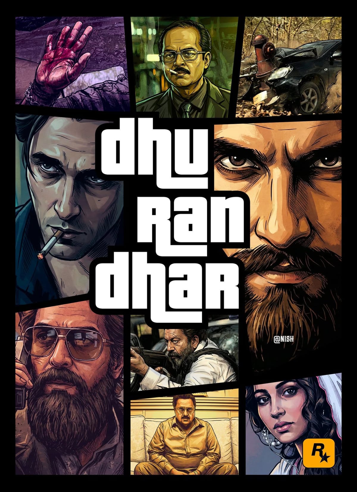 Dhurandar poster