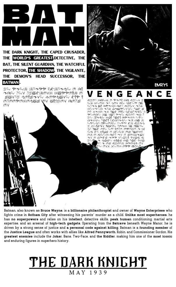 Batman poster