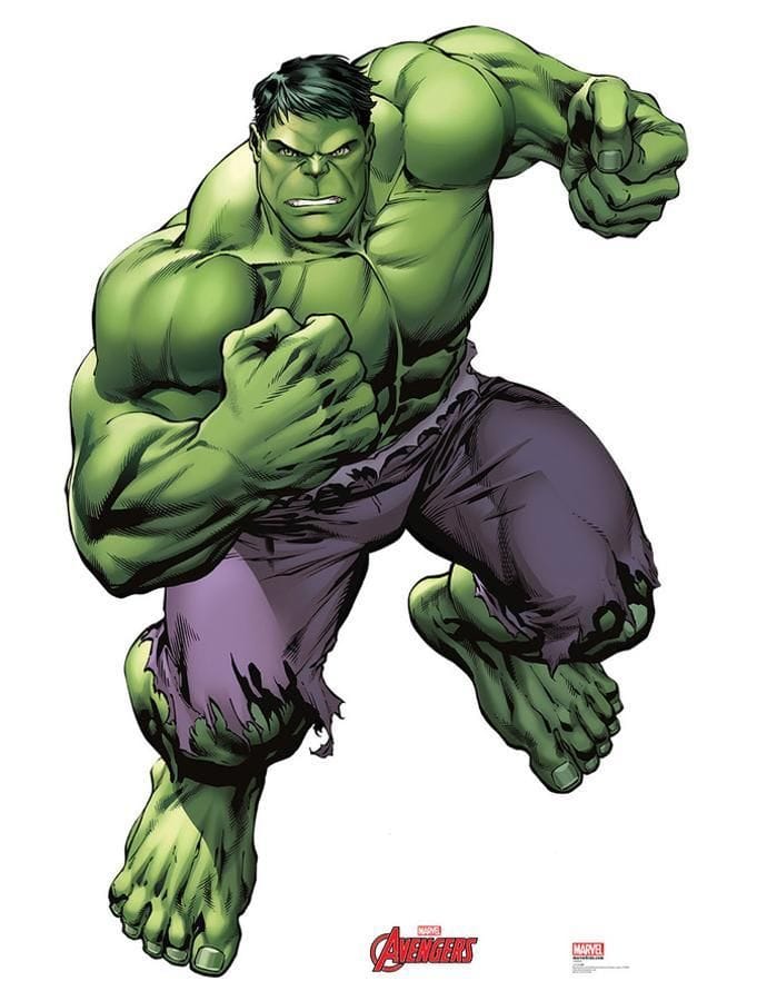 Hulk - Marvel Avengers Assemble Lifesize Cardboard Cutout Cardboard Cutouts  | AllPosters.com