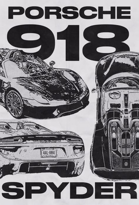 Porche Poster Aesthetic