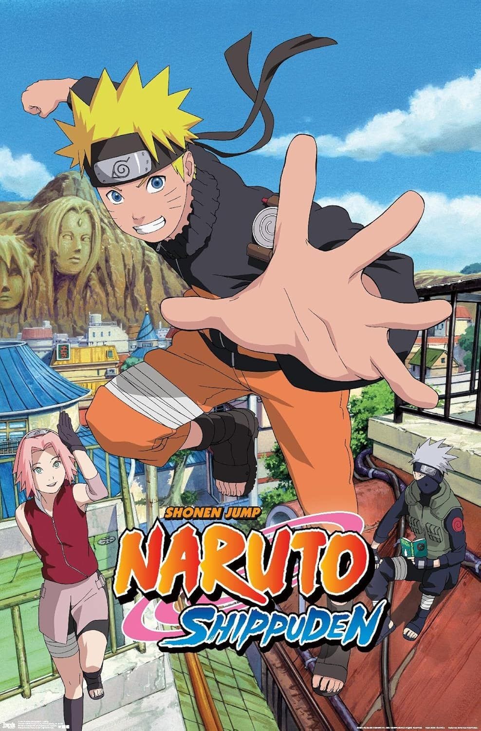 Naruto Shippuden Naruto Sakura Kakashi Poster