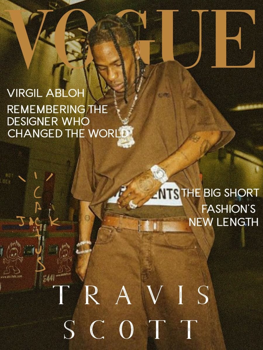 Travis Scott Vogue Cover Concept