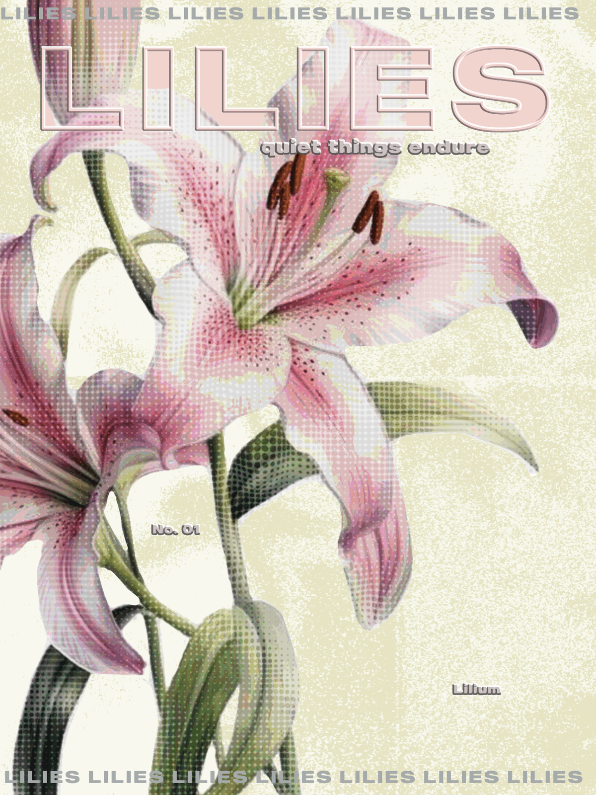 LILIES || graphic design poster 2026