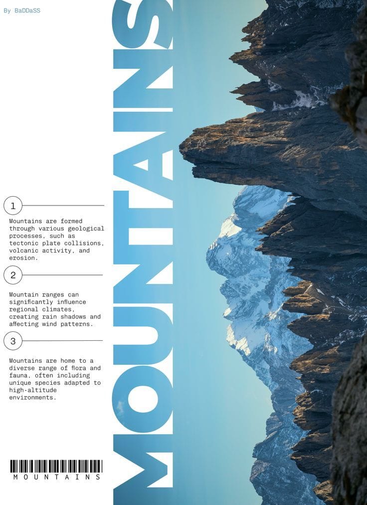 Mountain poster