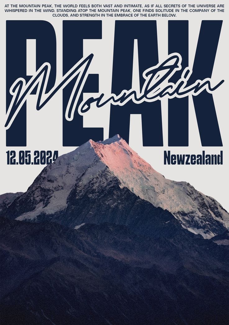 Mountain poster