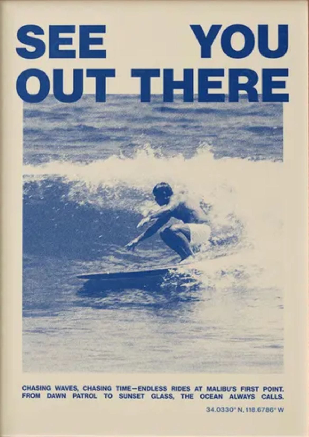 Beach poster