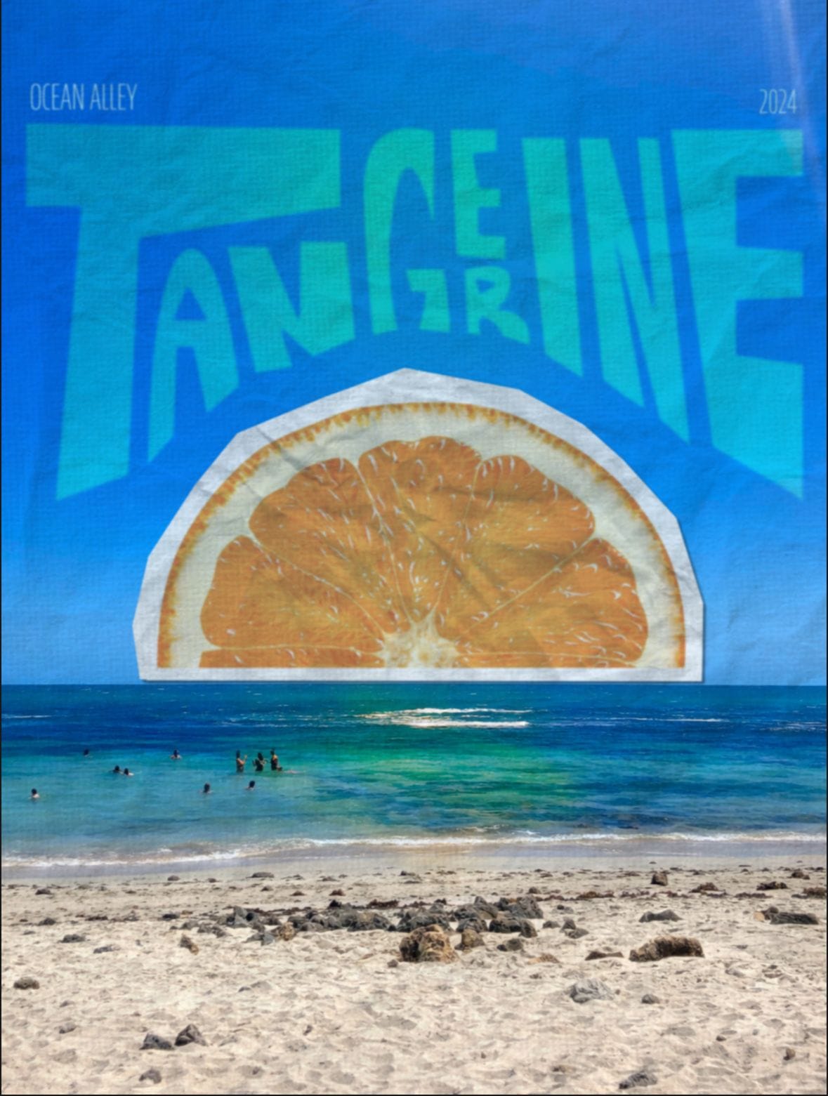 Tangerine Ocean Alley Poster