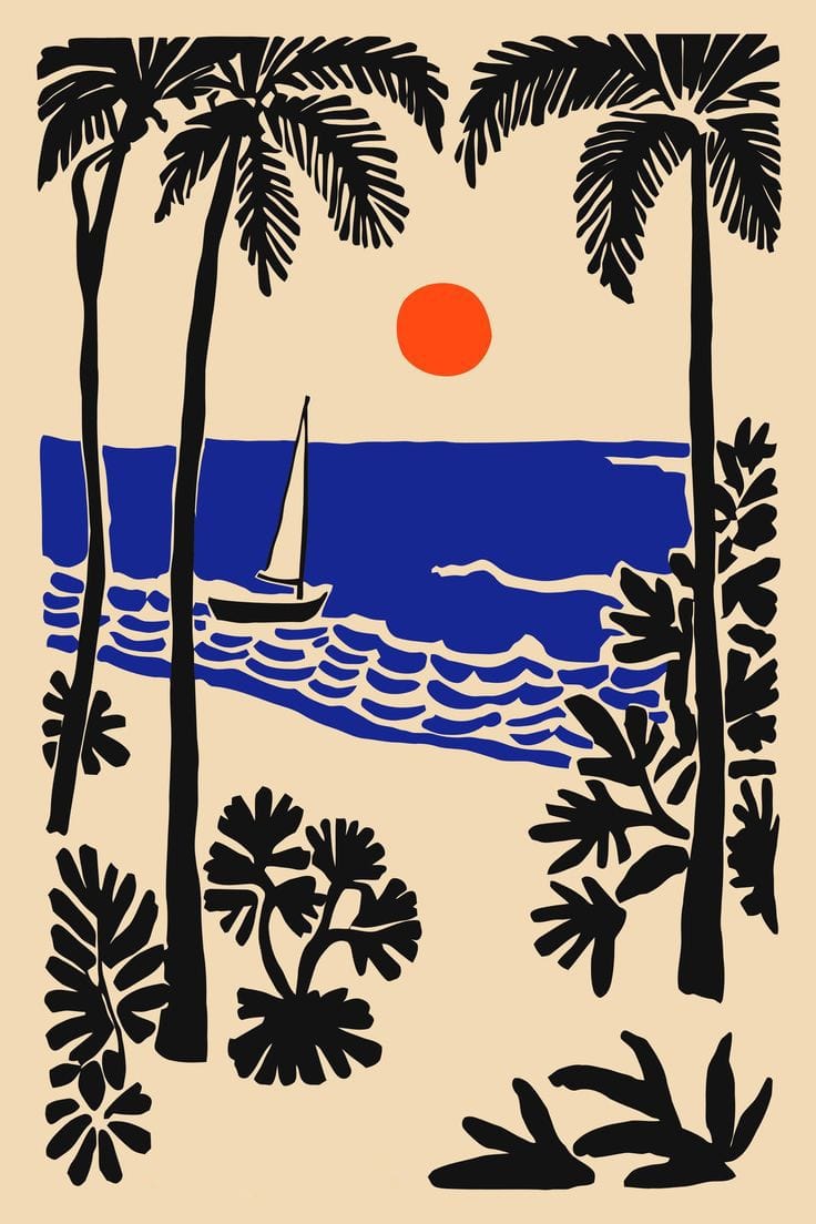 Beach poster