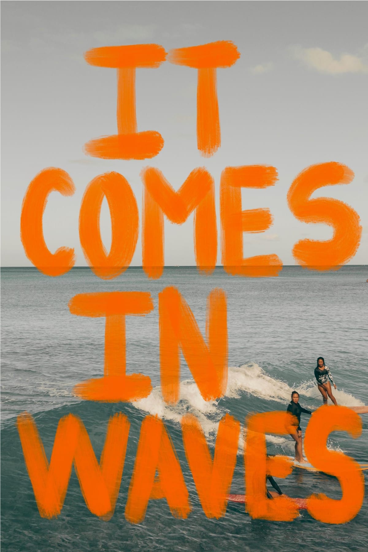 It Comes in Waves Surf Beach Coastal Printable Wall Art Poster Downloadable Files Typography - Etsy