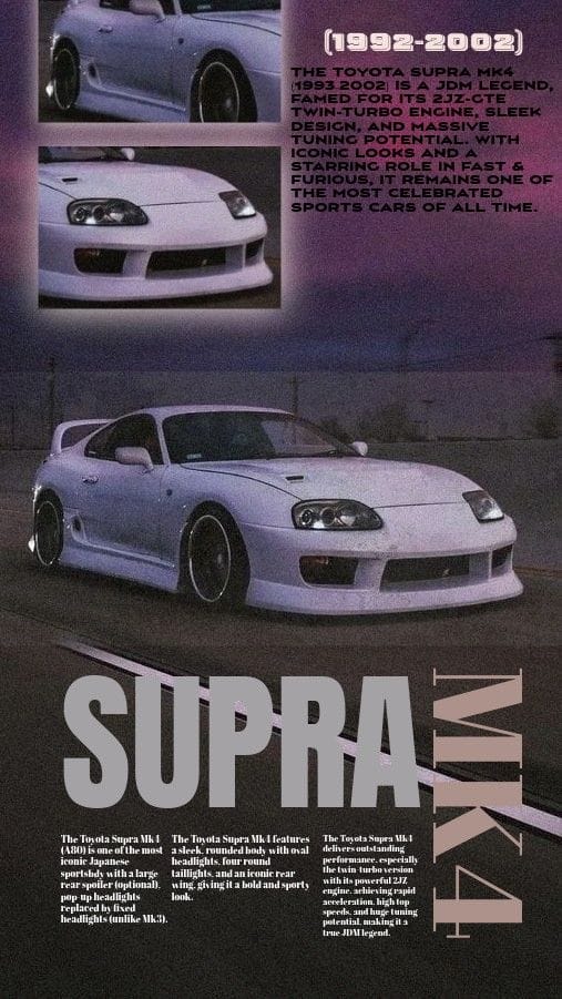 Supra MK4 design