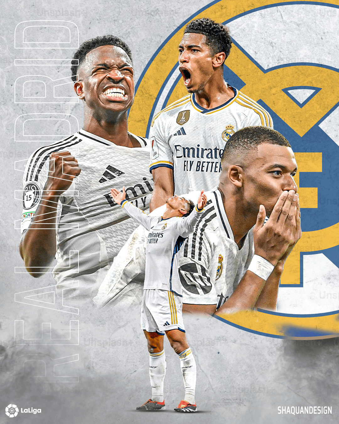 Real Madrid sport poster design