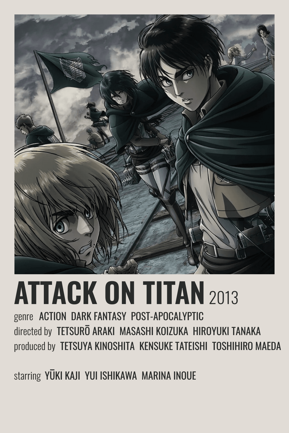 attack on titan poster