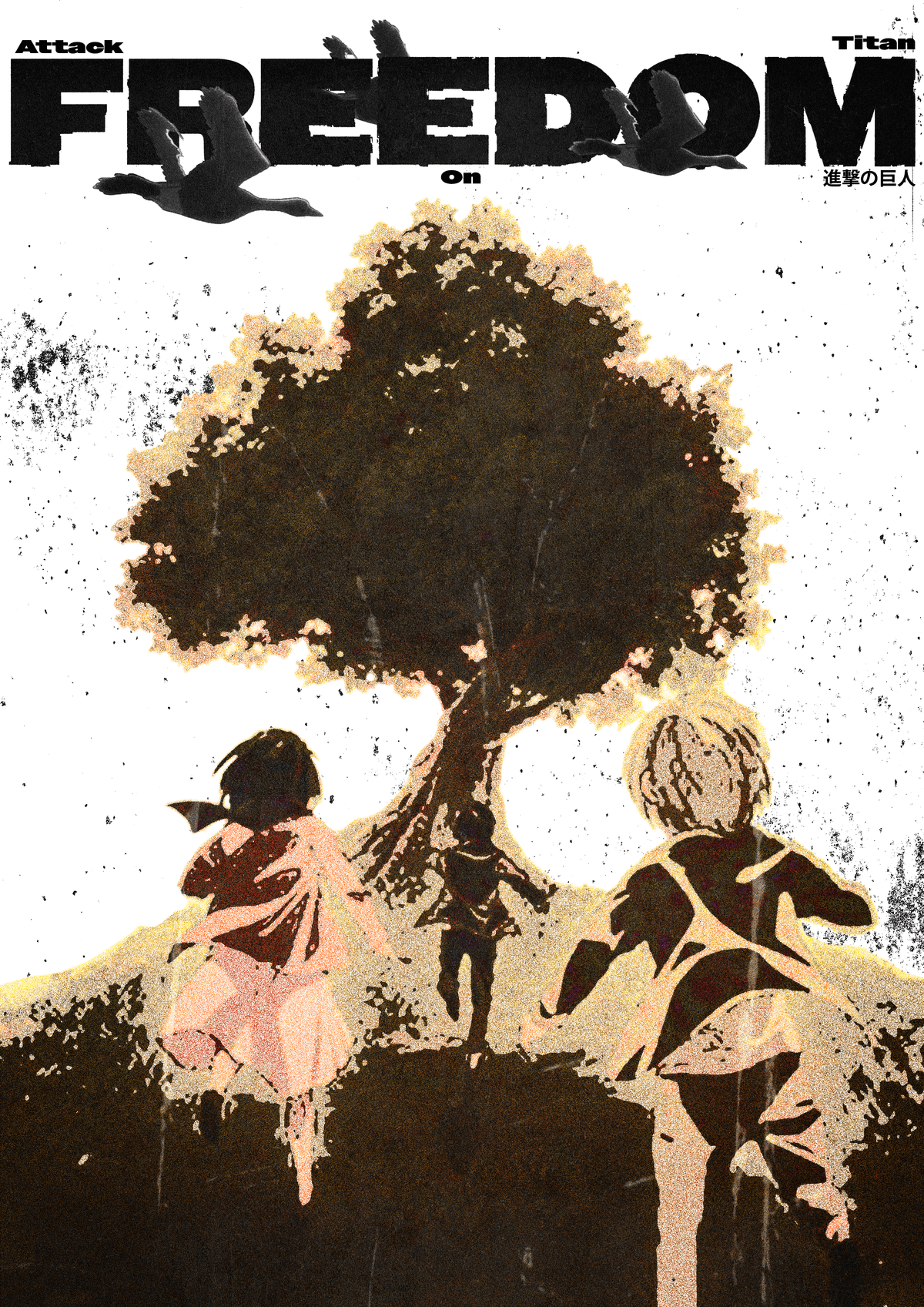 Attack on titan em 2025 | Cartazes gráficos, Pôsteres art deco, Cartazes retro