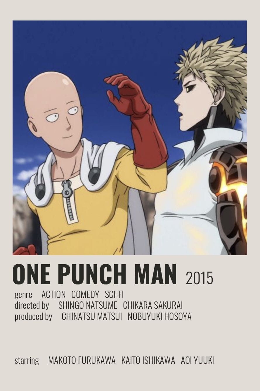 One Punch Man Poster by Cindy