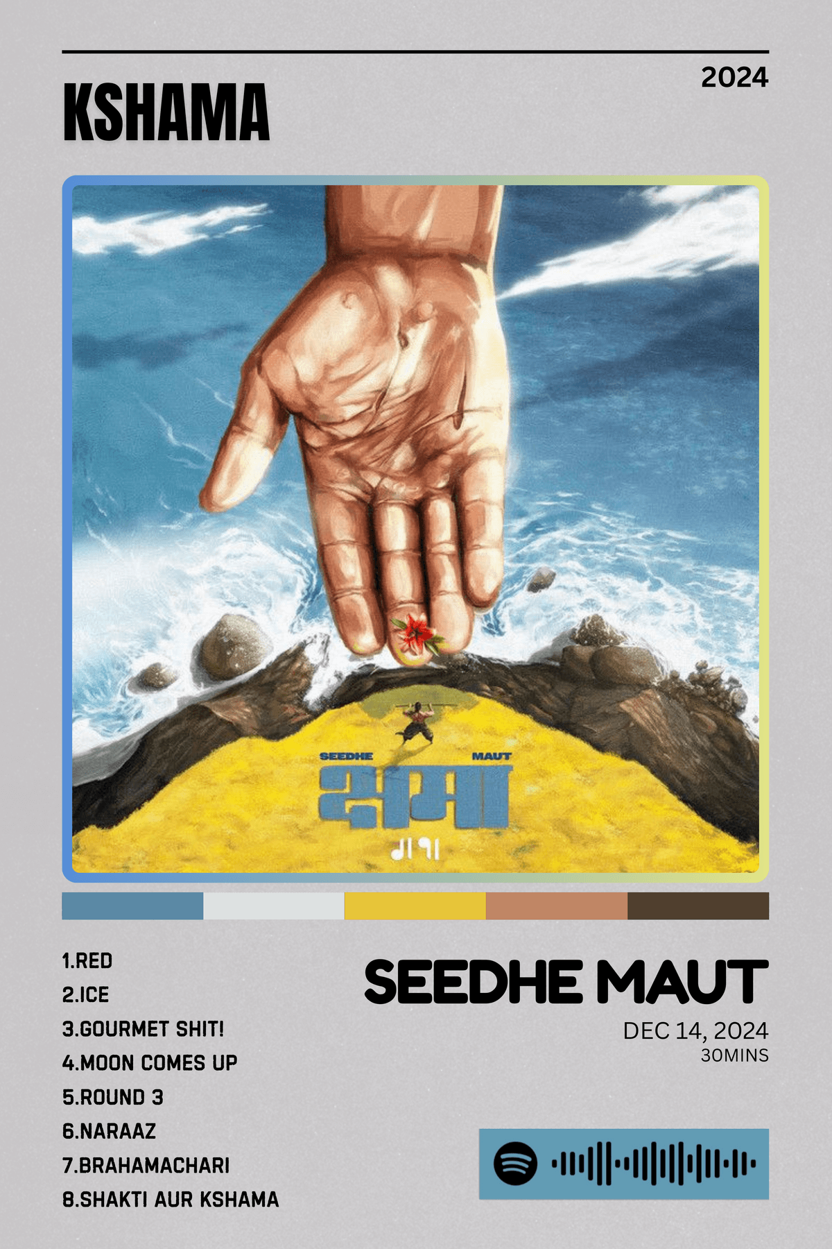 kshama | seedhe maut | poster