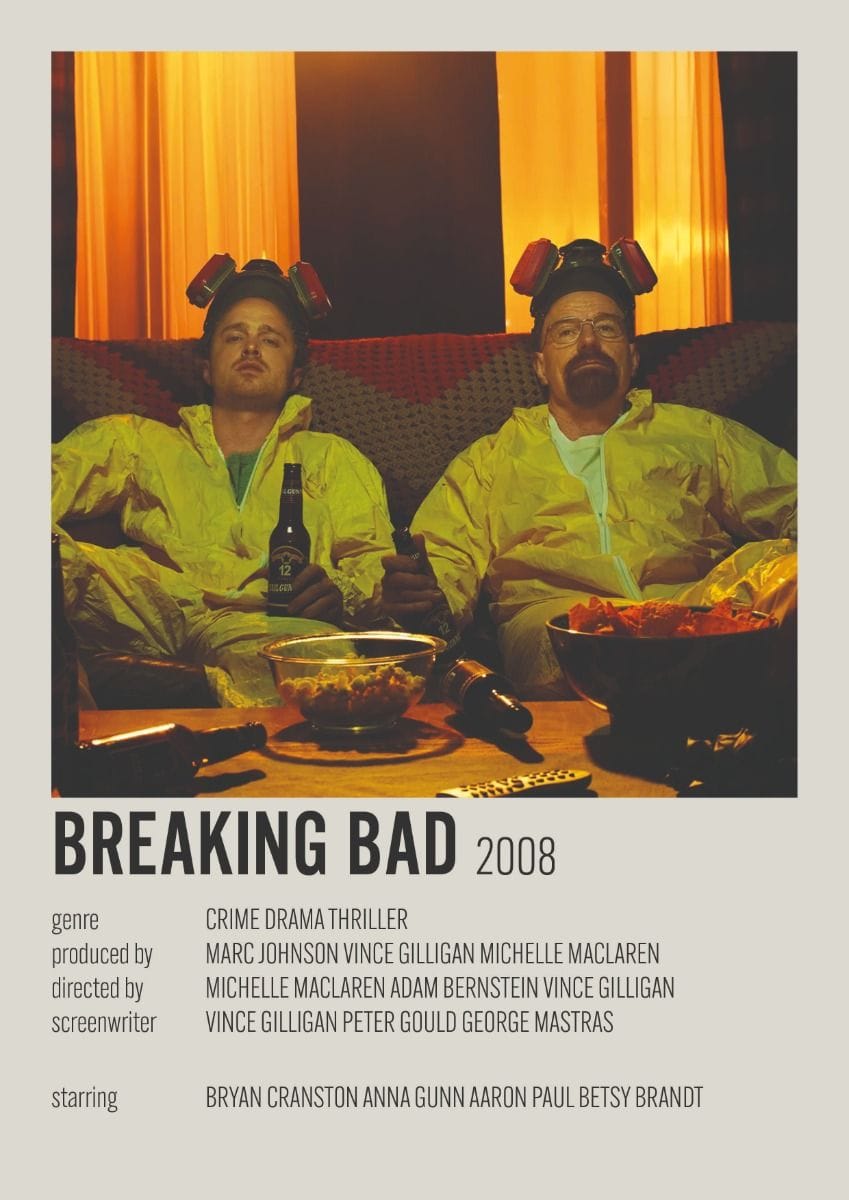 breaking bad minimalist poster