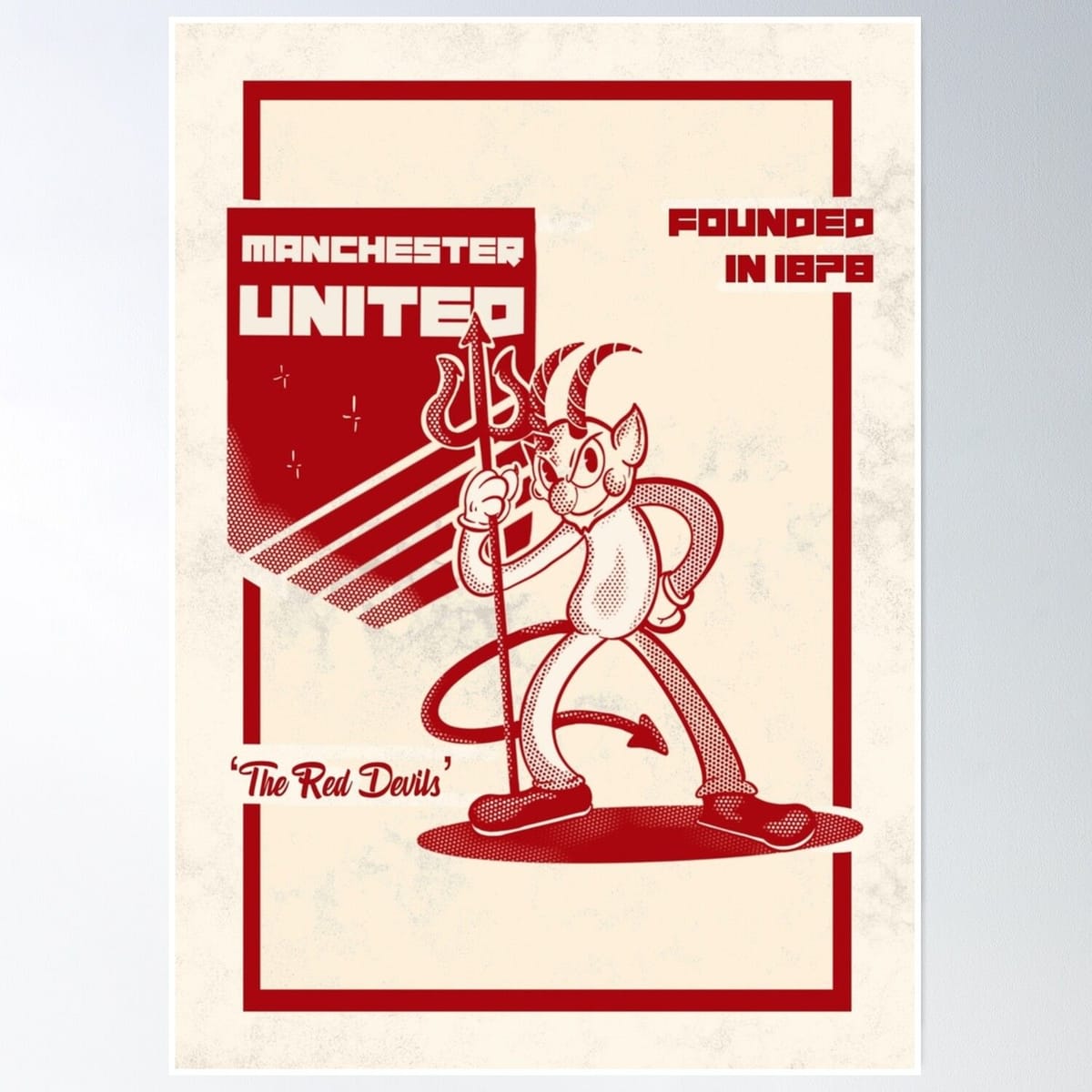 The Red Devil Of Manchester Poster
