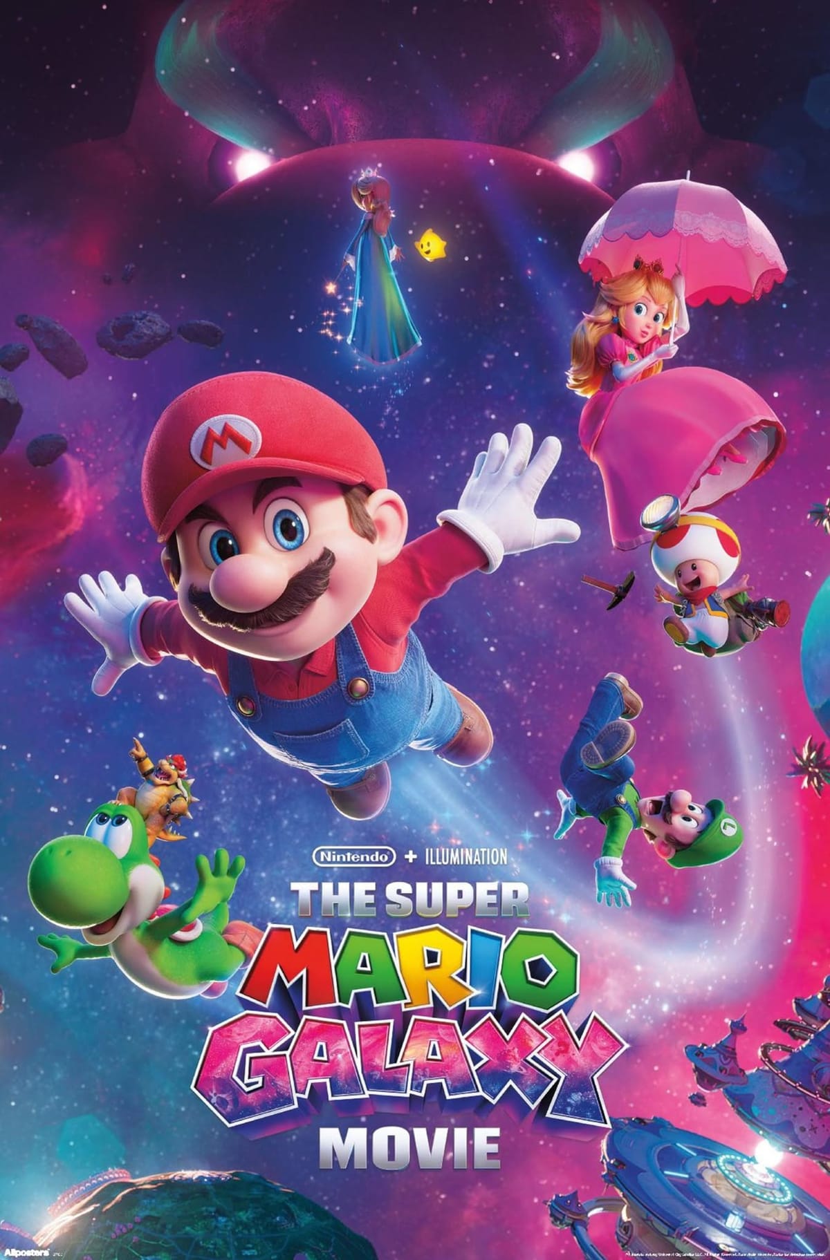 Super Mario Galaxy poster