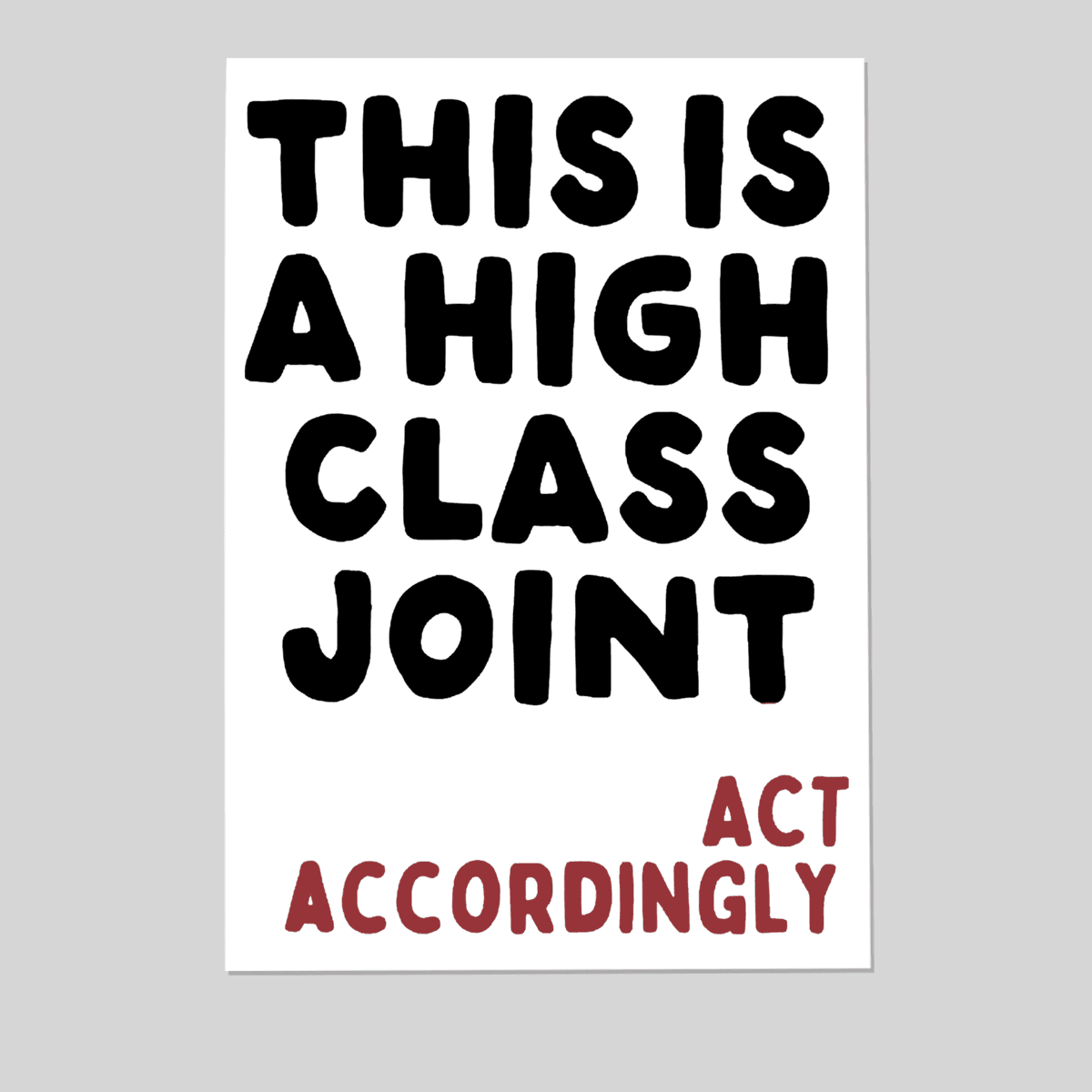 Joint poster