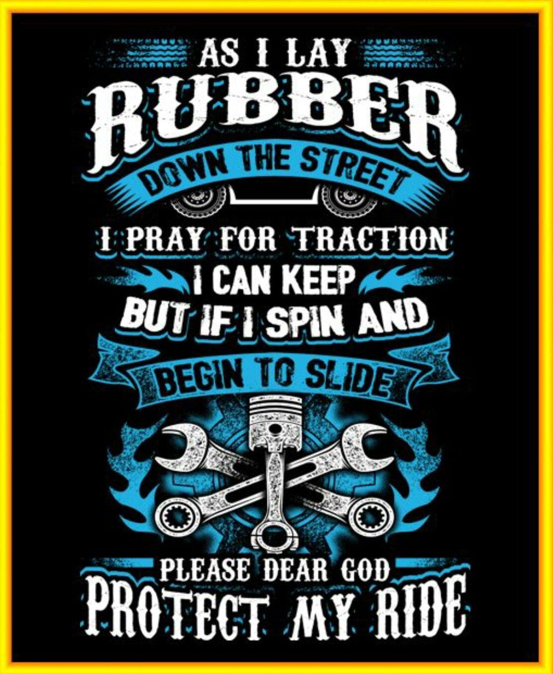 we pray for cars poster
