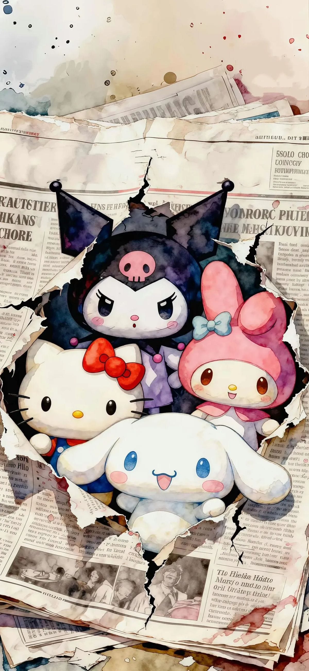Kuromi & My Melody poster
