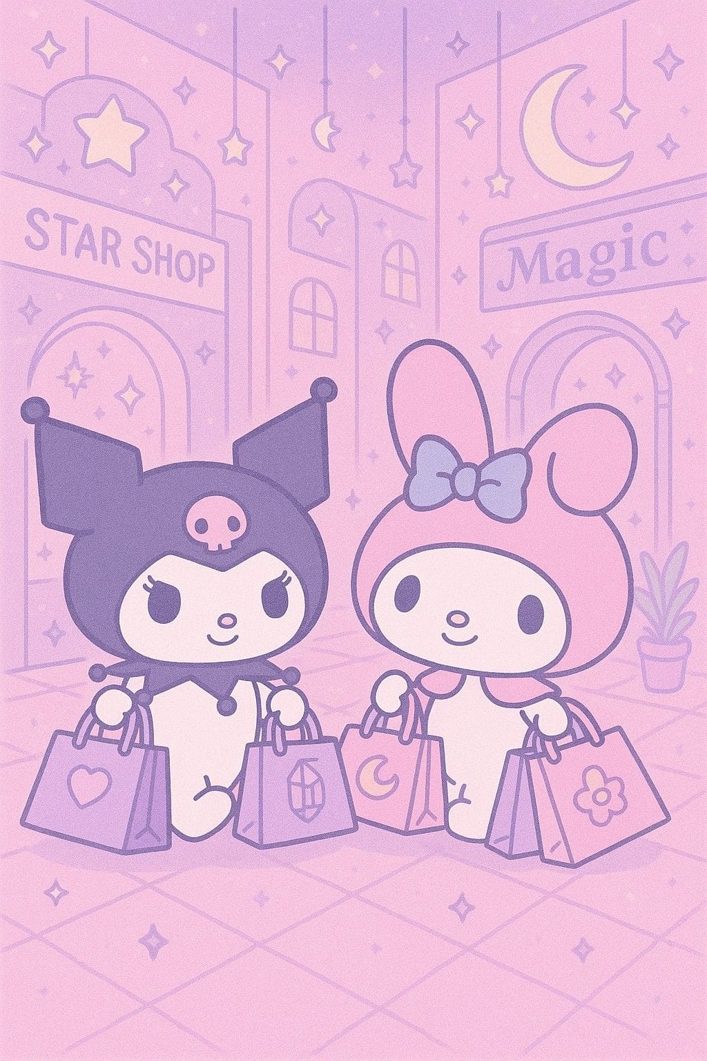 Kuromi & My Melody poster
