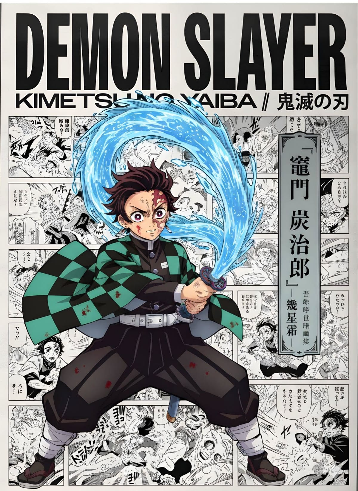 Demon Slayer Anime Manga Poster - Tanjiro Kamado Artwork, Japenese Wall Art (Digital Download)