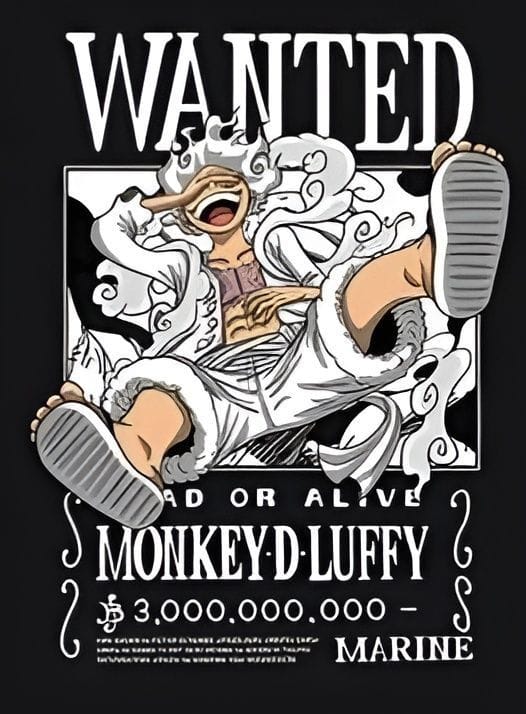 monkey d Luffy wanted poster