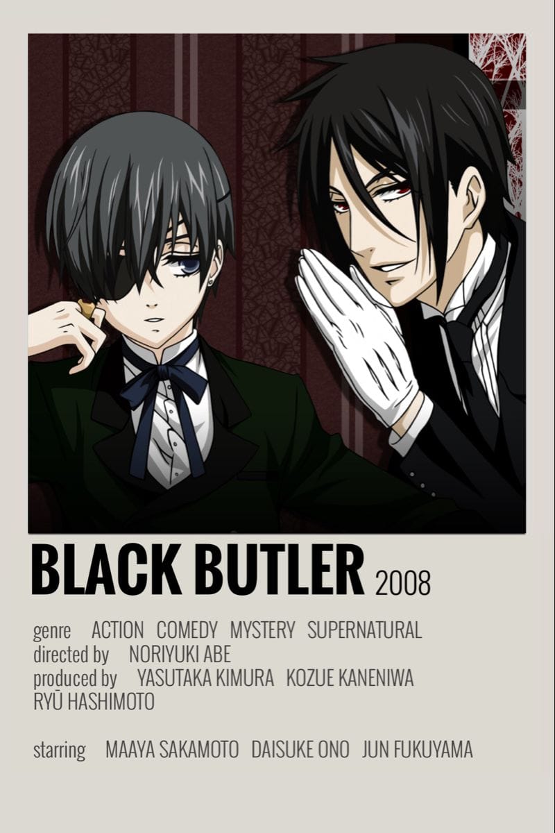 black butler poster by emily