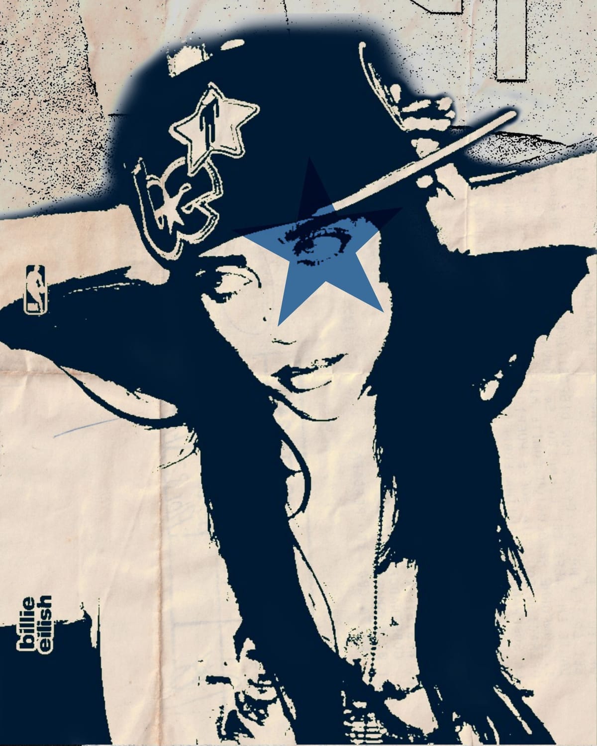 billie blue poster