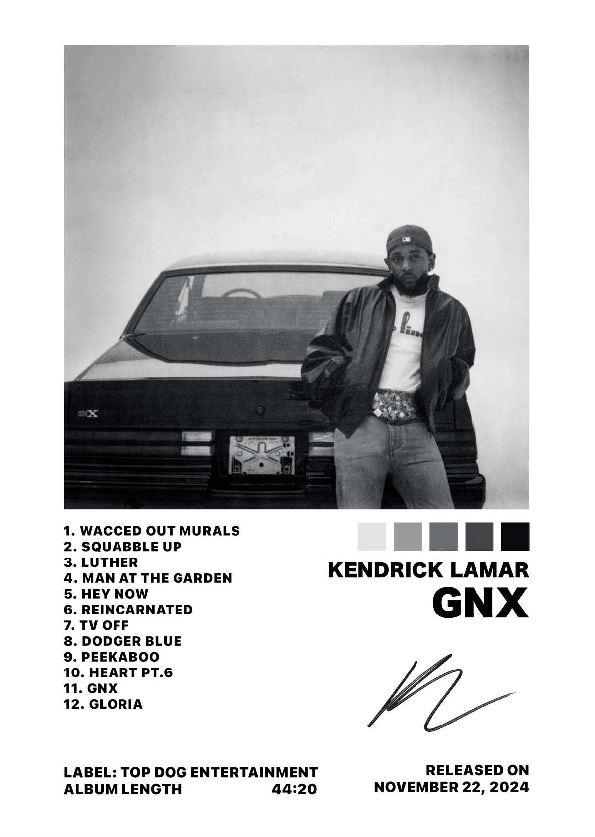 Kendrick Lamar - GNX // Poster