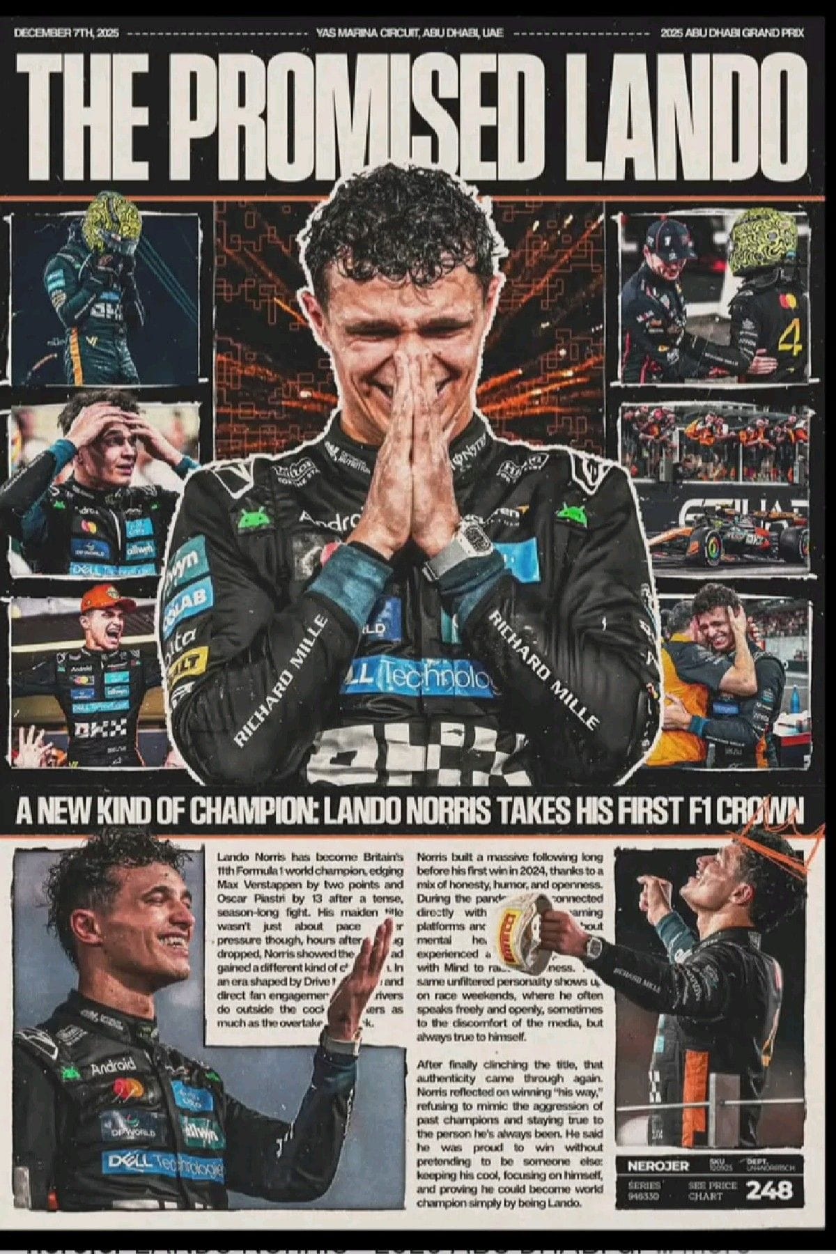 lando norris poster