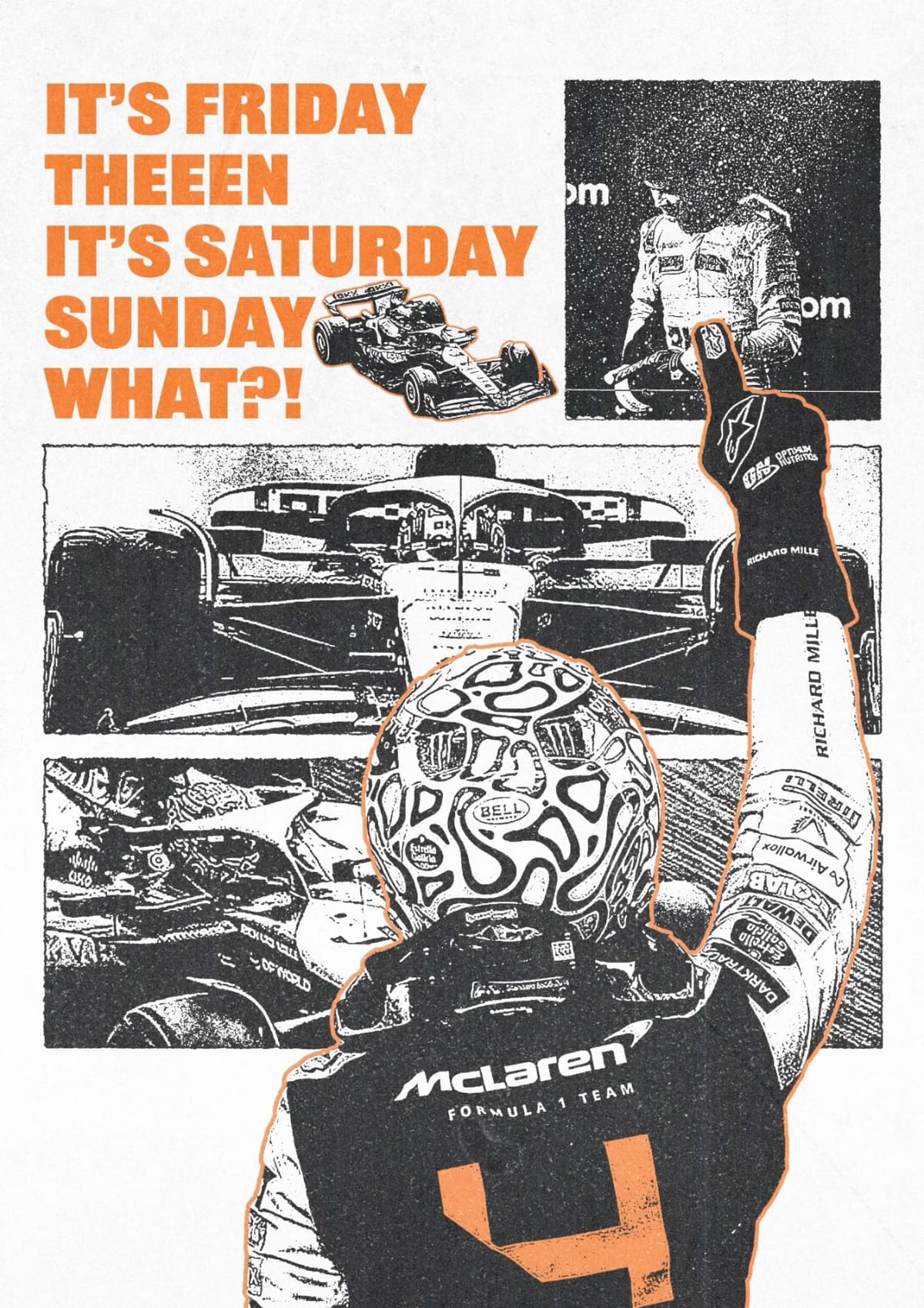 Lando Norris poster / f1 poster design