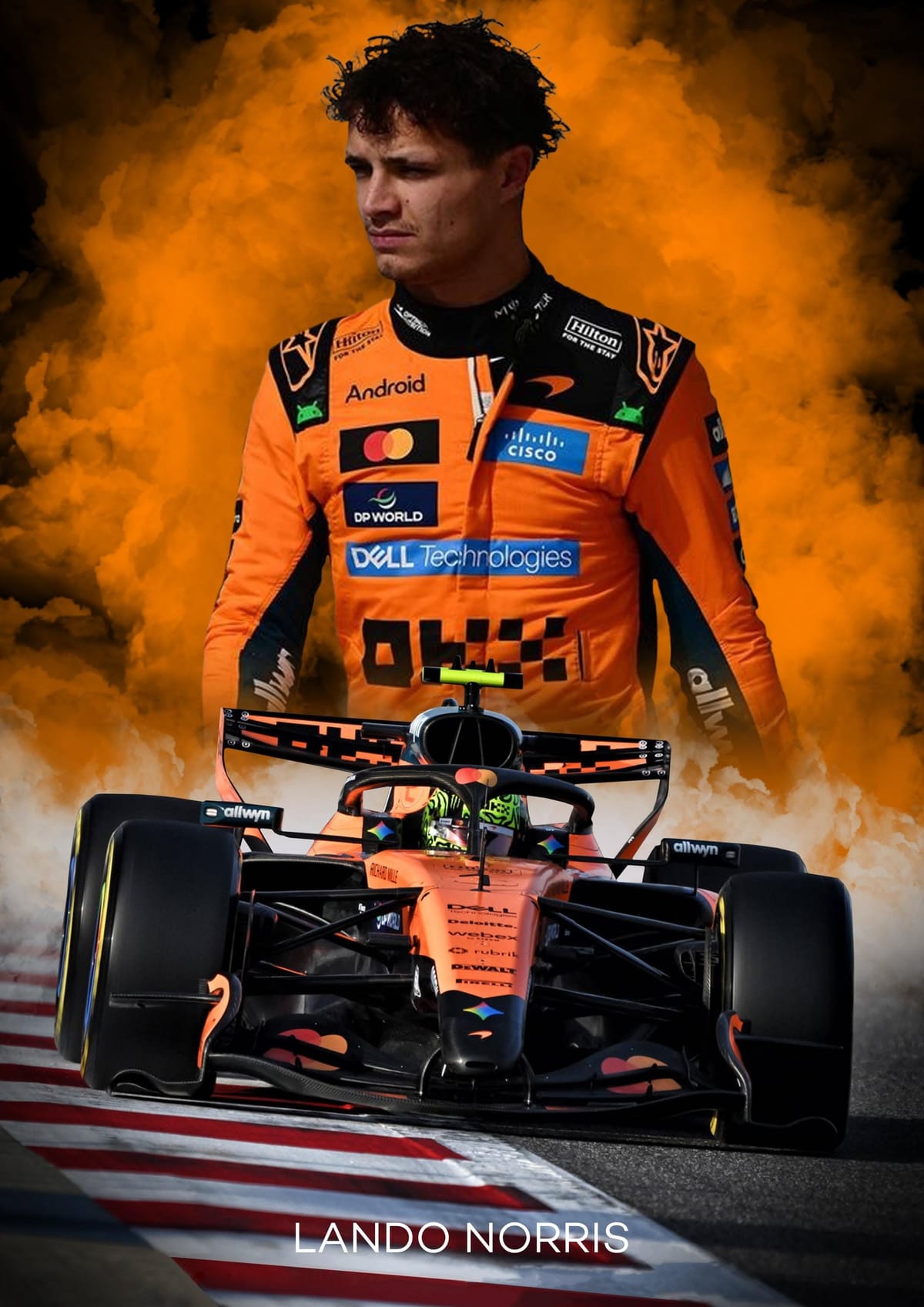 Lando Norris F1 2026 - A4 or A3 Poster