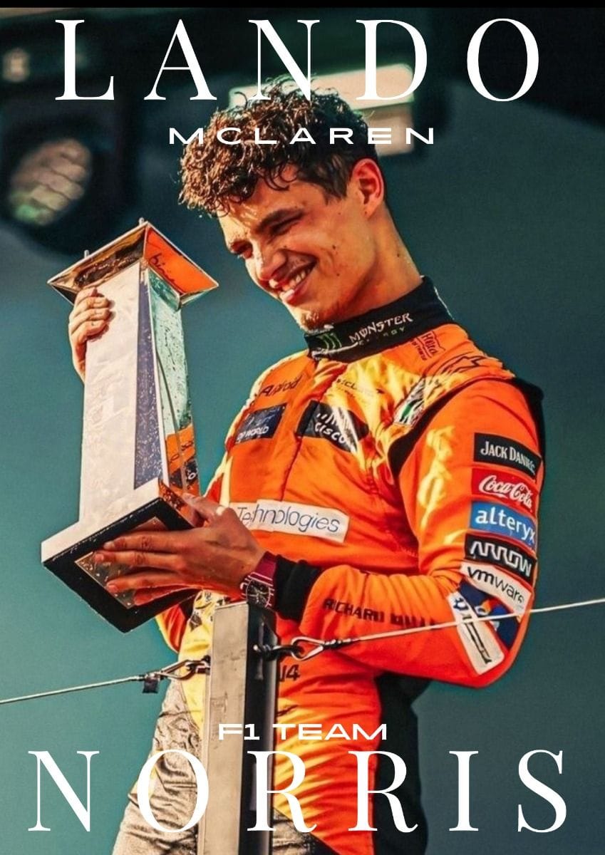 Lando Norris poster