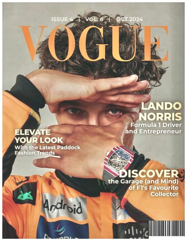 LANDO NORRIS VOGUE COVER