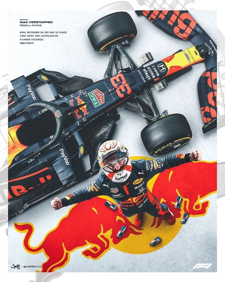 f1 poster design graphic