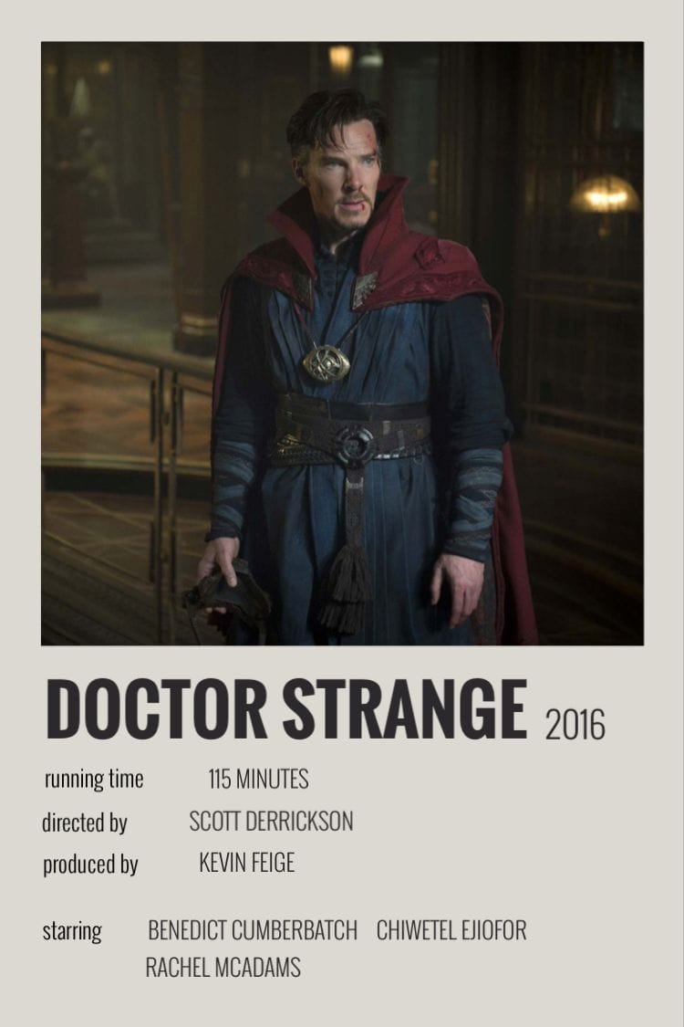 doctor strange polaroid poster